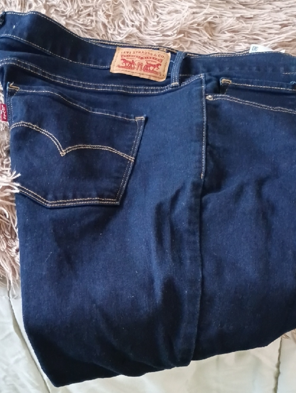 Levi's Blue Denim 315 shaping boot cut j